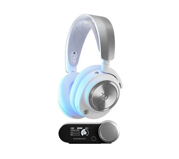 STEELSERIES Arctis Nova Pro Wireless 7.1 Gaming Headset for PlayStation & PC - White
