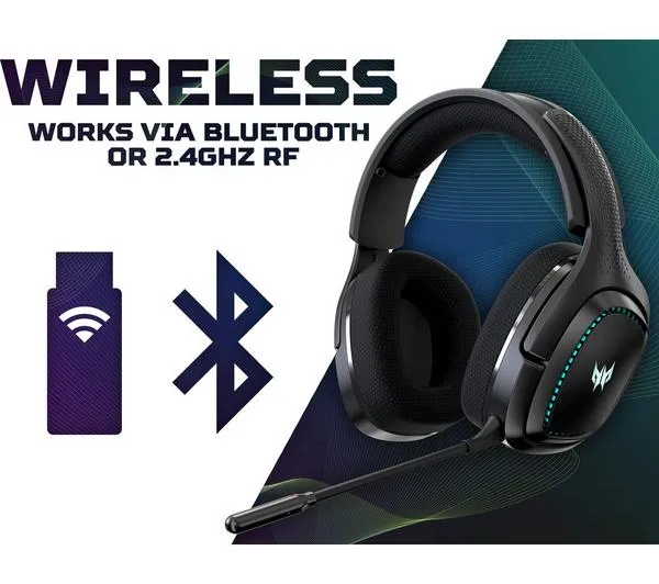 ACER Predator Galea 550 Wireless Gaming Headset - Black