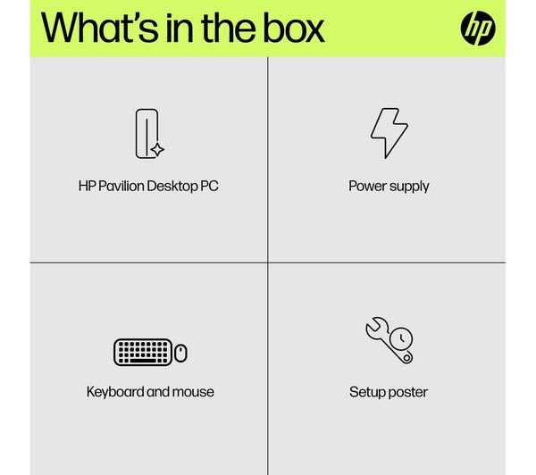 HP Pavilion TP01-3010na Desktop PC - Intel® Core™ i5, 512 GB SSD, White