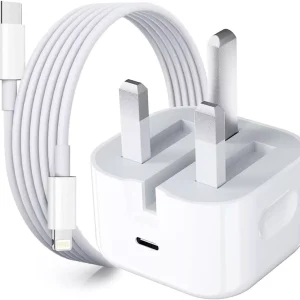 Original Apple 20W PD PLUG & C to LIGHTENING CABLE 1M, FAST CHARGER